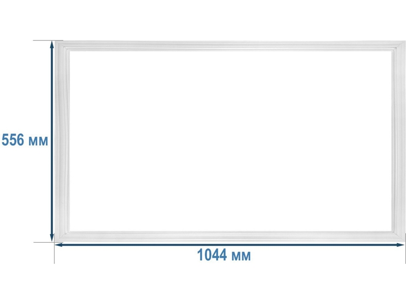 Уплотнительная резина (уплотнитель) холодильной камеры Атлант 769748901506 / 1050x560мм (крепление в паз)- фото