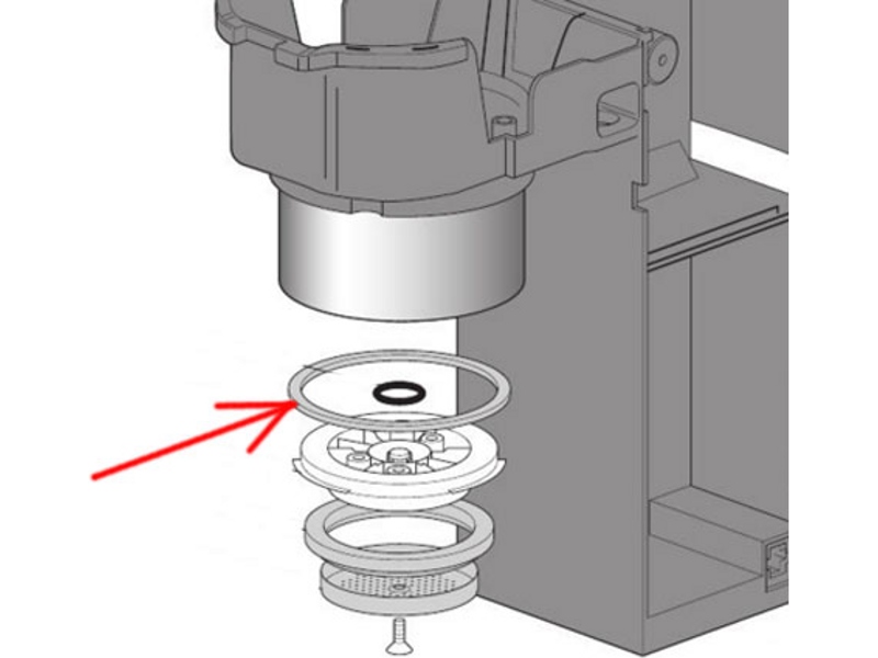 Прокладка (уплотнитель, резинка) для кофеварки DeLonghi 5313221481- фото5