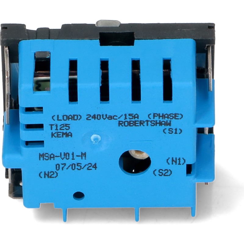 Переключатель режимов духовки Smeg COK352SM (816810205, 15A, 240V. 8 contacts. Shaft: 23mm. Max. temperature: 125°C.)- фото2