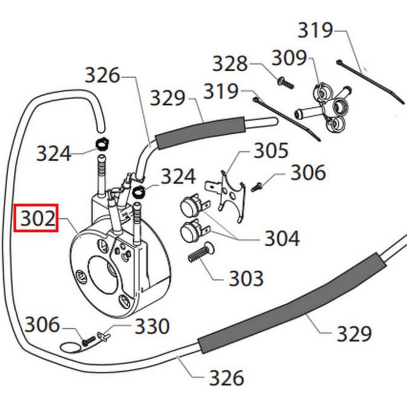Термоблок для кофемашин Gaggia, Saeco и Philips 421944028841- фото5