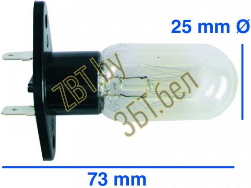 Лампочка для микроволновой печи Whirlpool 481913428051 / 25Watt- фото4