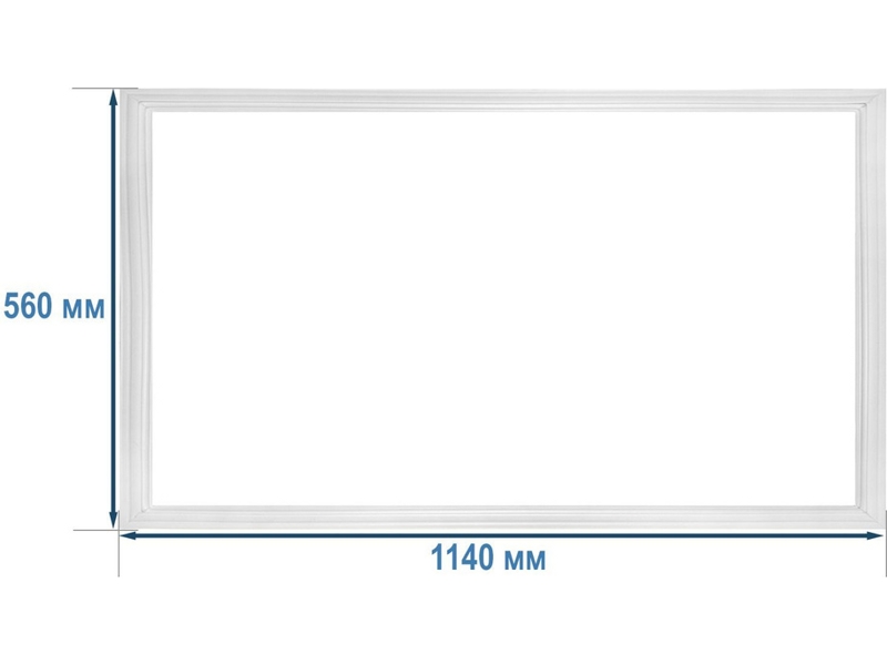 Уплотнитель холодильной камеры Атлант 769748901513 / 560x1145 мм (крепление в паз)- фото