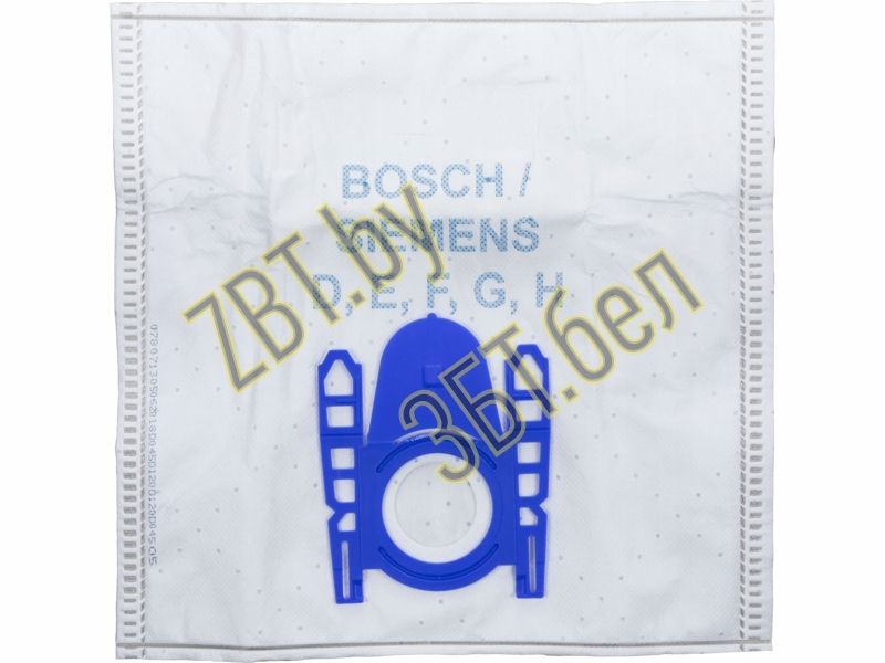 Мешки / пылесборники / фильтра / пакеты к пылесосам Bosch SBMB01LUZ50 / Type G,H / 17003048W — фото