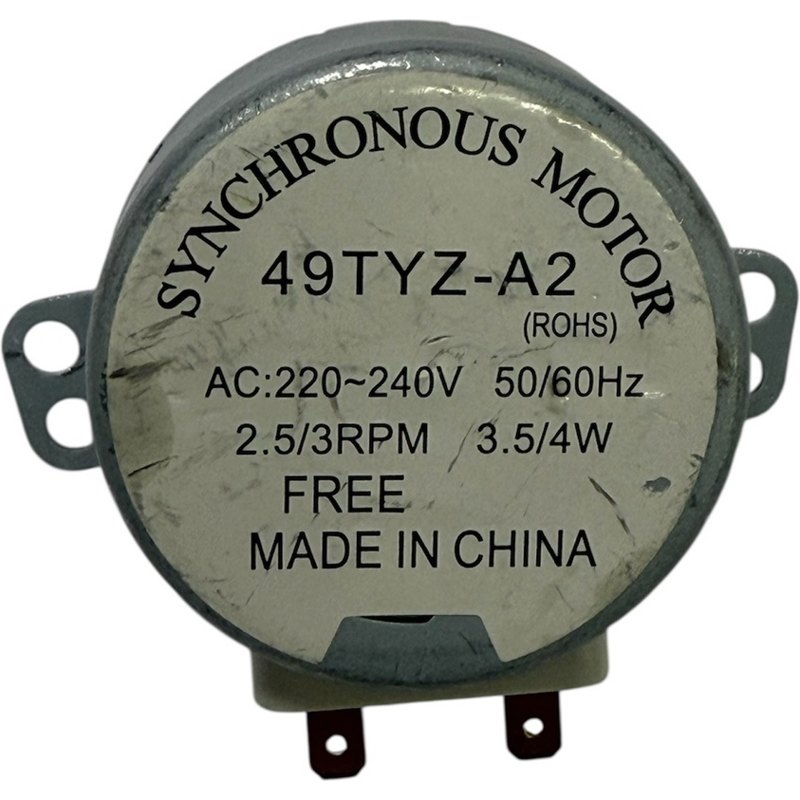 Мотор поддона для СВЧ 20TM29 / 49TYJ 220V 2.5/3 rpm 4w- фото