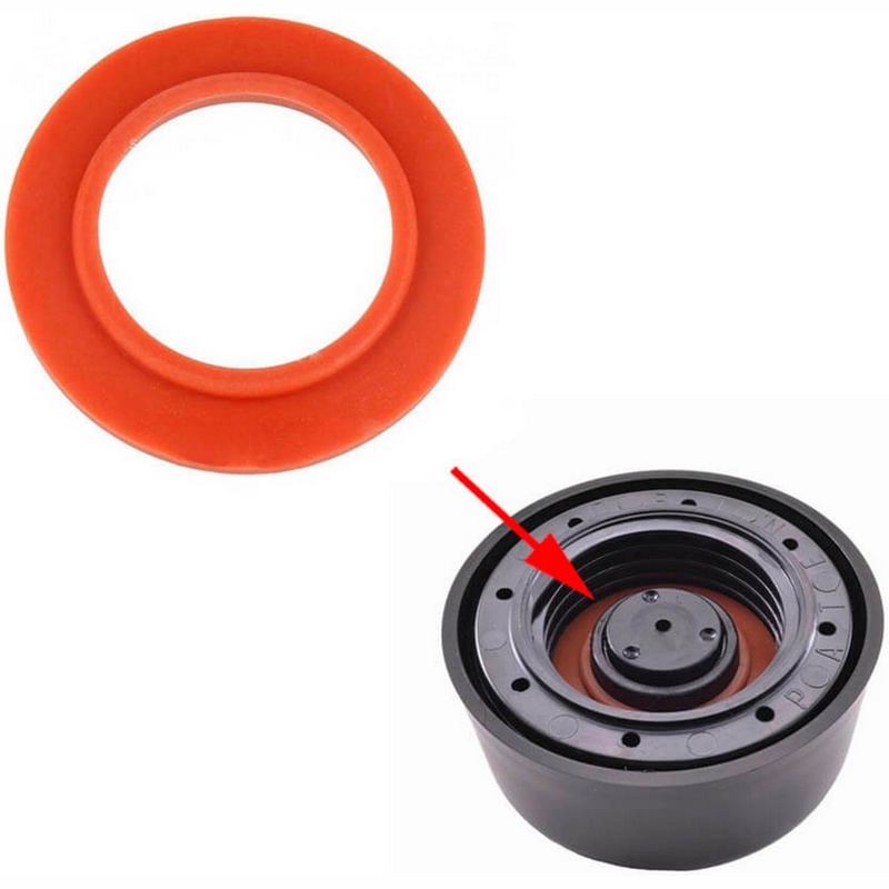 Прокладка (уплотнитель) крышки емкости для воды кофеварки DeLonghi T67112- фото