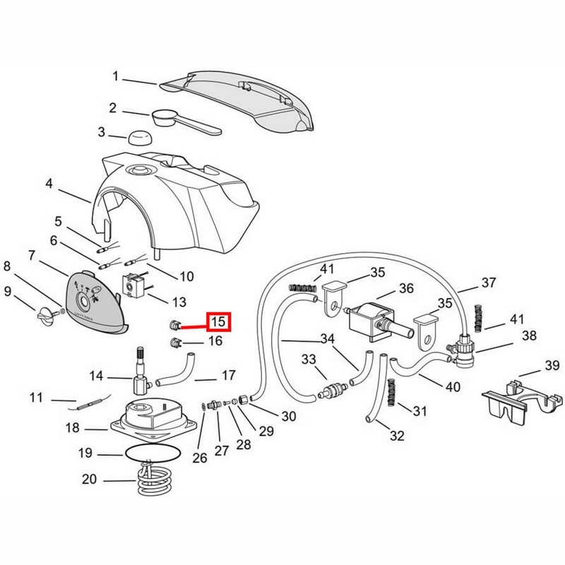 Термостат (терморегулятор) для кофеварки DeLonghi 5232101300 / 125°C- фото3