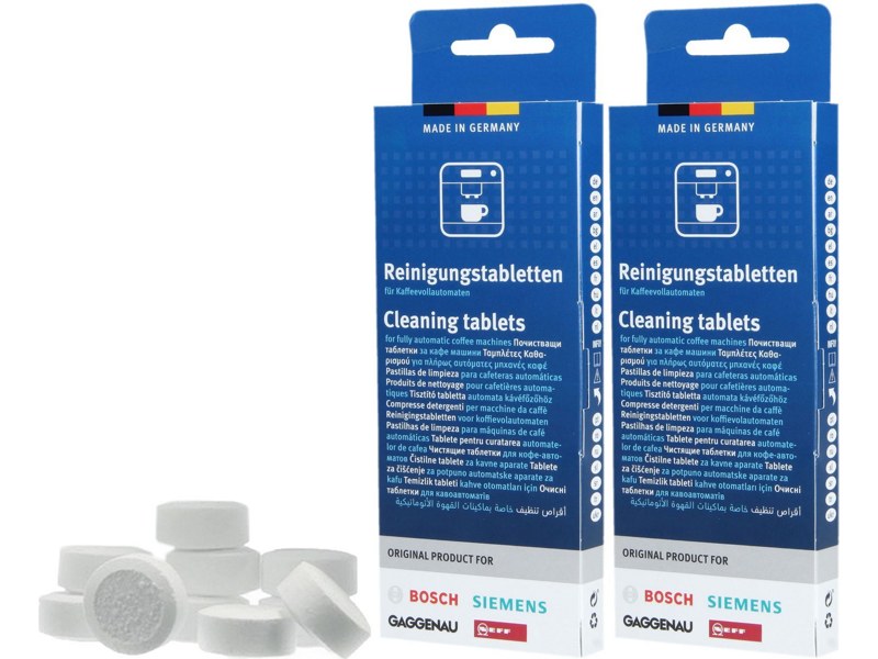 Таблетки 20 штук для очистки кофемашин от эфирных масел Bosch 00311979- фото4