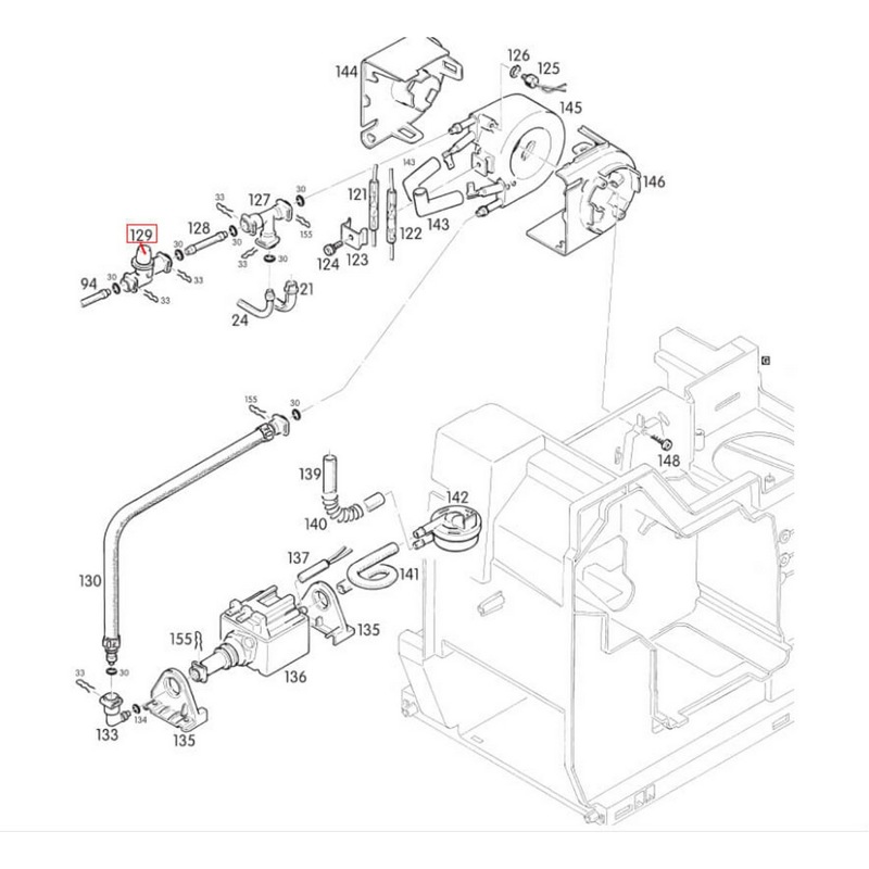 Клапан термоблока для кофемашин Bosch, Siemens, Jura 00605865- фото4