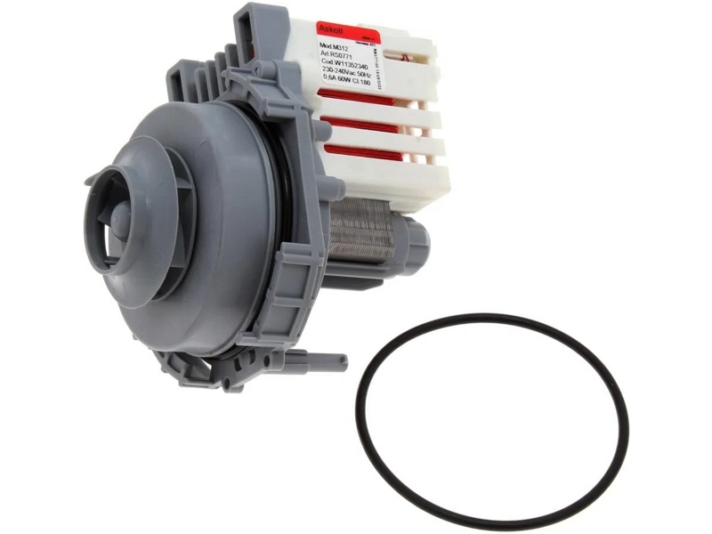 Насос (двигатель, мотор) циркуляционный для посудомоечной машины Indesit, Ariston, Whirlpool C00635474 /  Mod. M312- фото