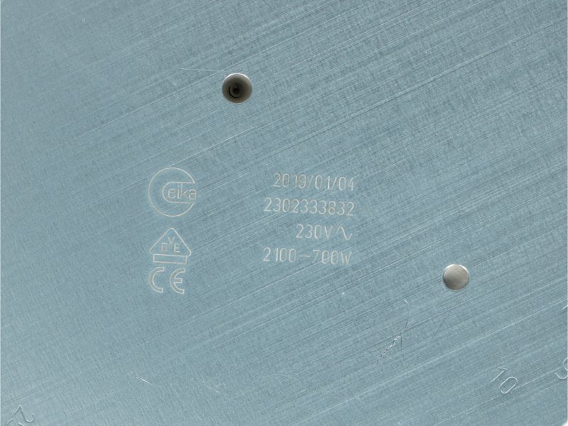 Конфорка для стеклокерамической поверхности Whirlpool COK1054UN ('EIKA' HiLi 2100/700W, D230mm)- фото4