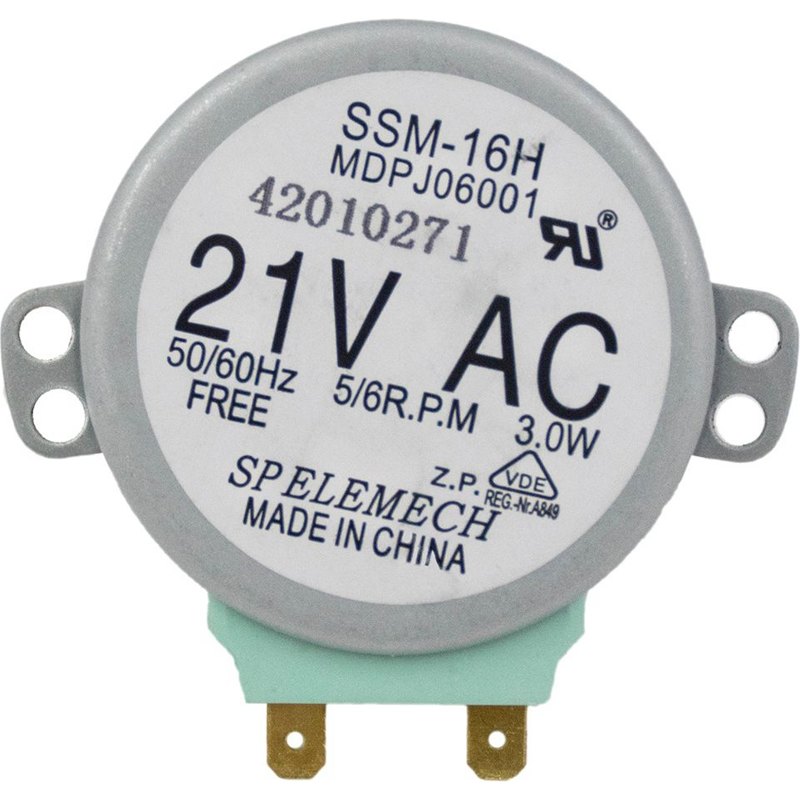 Мотор поддона для СВЧ Samsung 21V 5/6 r.p.m. SSM-16H DE31-10154A- фото