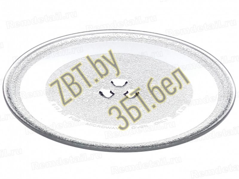 Универсальная стеклянная тарелка (поддон, блюдо) для микроволновой печи UNR 255- фото