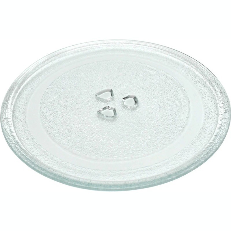 Универсальная стеклянная тарелка (поддон, блюдо) для микроволновой печи MA0102TW- фото2