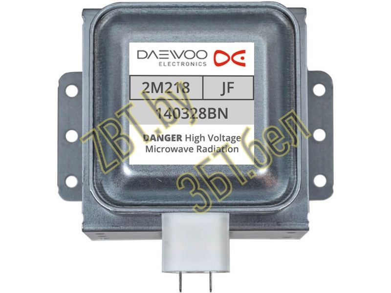 Магнетрон для микроволновой печи Daewoo 2M218JF /  LG 2M213-01TAG / OM75P(31)- фото