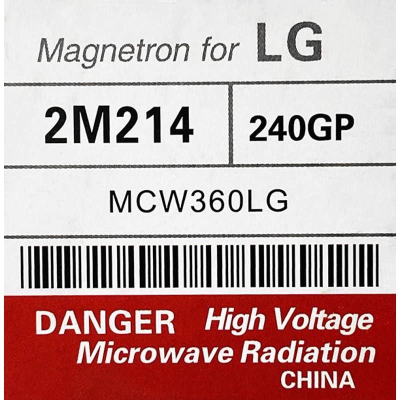 Магнетрон для микроволновой (микроволновки, СВЧ-) печи Lg 2M214-240GP- фото6