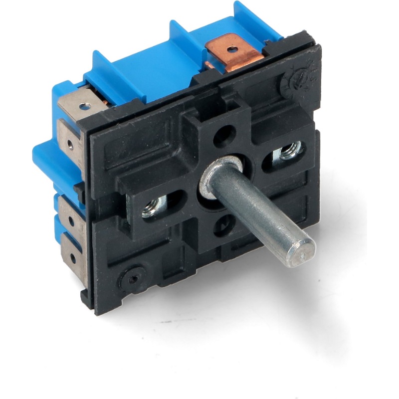 Переключатель режимов духовки Smeg COK352SM (816810205, 15A, 240V. 8 contacts. Shaft: 23mm. Max. temperature: 125°C.)- фото