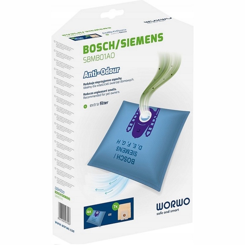 Мешки / пылесборники / фильтра / пакеты к пылесосам Bosch SBMB01AO антизапаховые / Type G,H (BBZ41FGALL, 17003048)- фото2