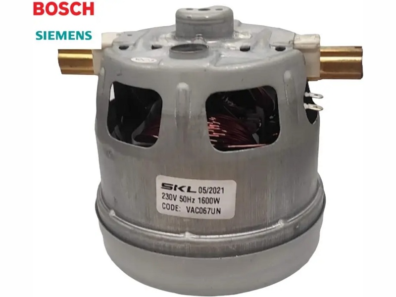 Электродвигатель для пылесосов Bosch VAC067UN / 1600W 'SKL' H=117, D103mm- фото4