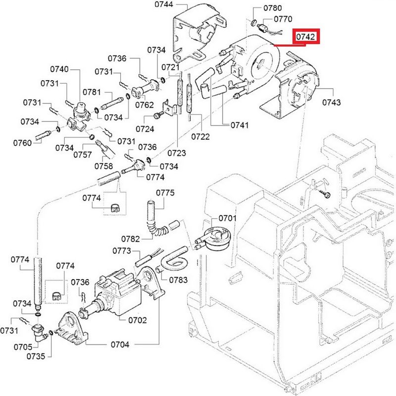 Термоблок для кофемашин Bosch, Siemens, Miele, Melitta, Nivona, Jura 00750704- фото4