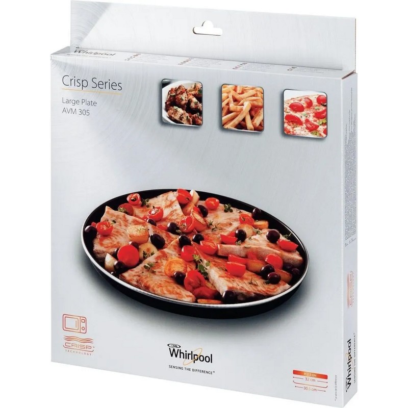 Тарелка Crisp для СВЧ Whirlpool 305мм 480131000085 (C00322872)- фото5