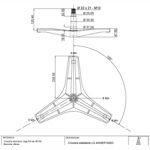 Крестовина барабана для стиральных машин Lg cod721 / 4434ER1002D