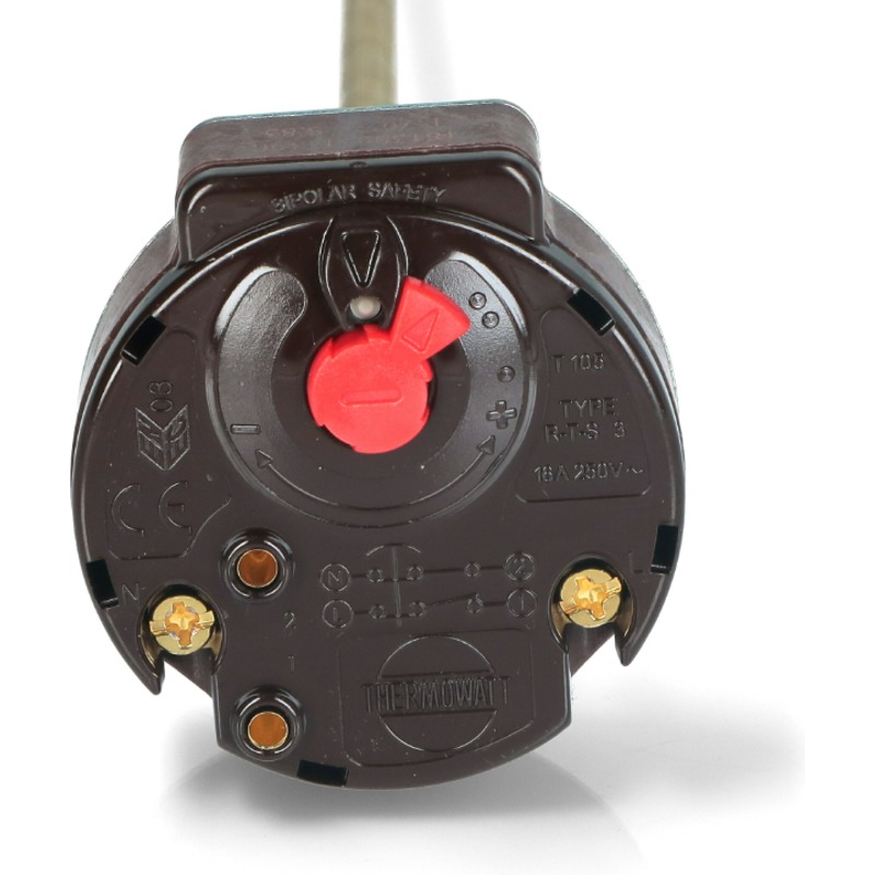 Термостат для водонагревателя (бойлера) Ariston, Thermex, Gorenje  60073066 (RTS3 300 70/83°C (16A-250V), с термозащитой)- фото4