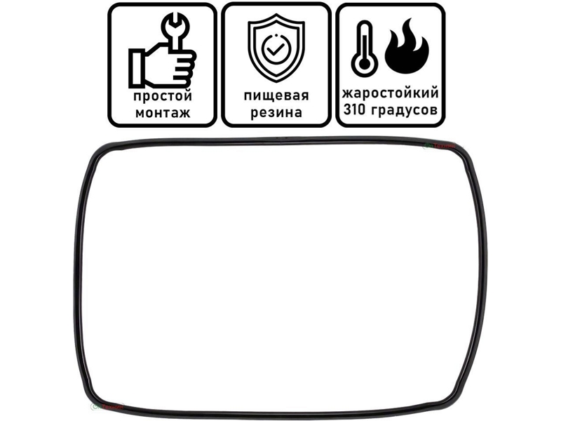 Уплотнительная резина (уплотнитель) двери духовки Electrolux COK704ZN- фото5