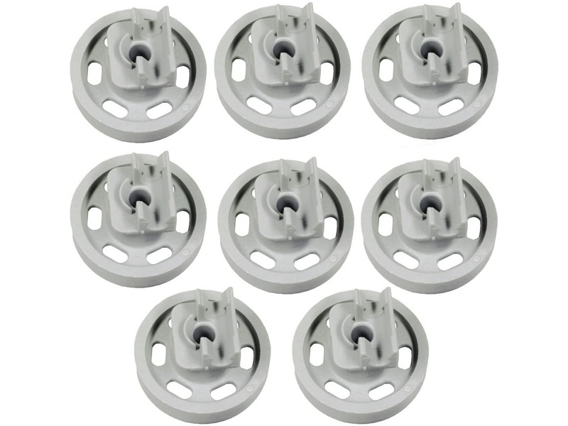 Комплект колес с держателями для нижнего ящика посудомоечной машины Electrolux 4071300307- фото