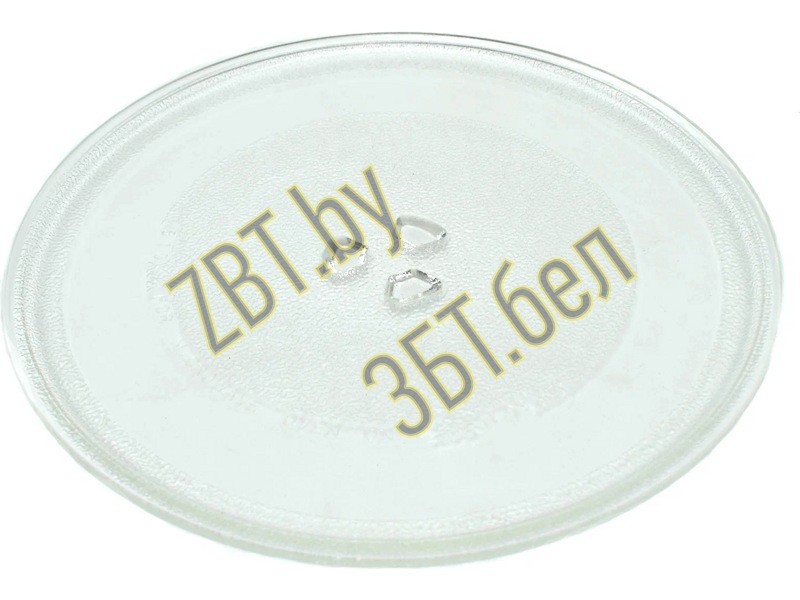 Универсальная стеклянная тарелка (поддон, блюдо) для микроволновой печи Daewoo , Midea, Горизонт (Horizont), Kenwood, Panasonic 95PM04 / 255 ml- фото