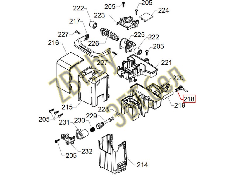 Штуцер угловой для кофемашин Philips/Saeco 996530073464- фото4