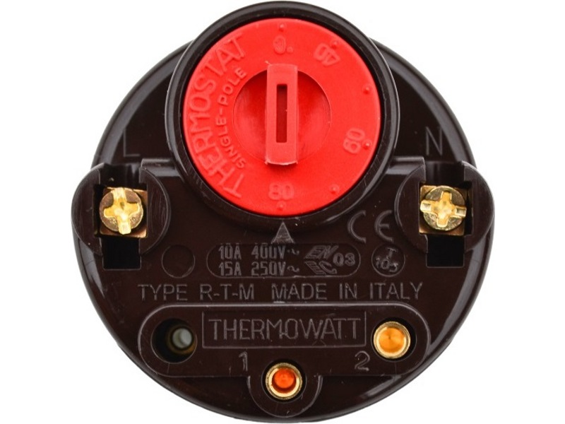 Термостат стержневой для водонагревателя (бойлера) Ariston 181502 / RTM 220 FF_68°C (16A-250V) КОРОТКИЙ стержень- фото2