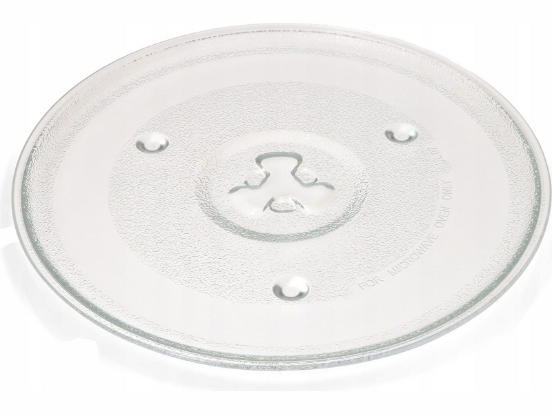 Универсальная стеклянная тарелка (поддон, блюдо) для микроволновой печи LG, Midea, Горизонт (Horizont), Panasonic, Vitek, Akai 95PM10 / 270 ml- фото