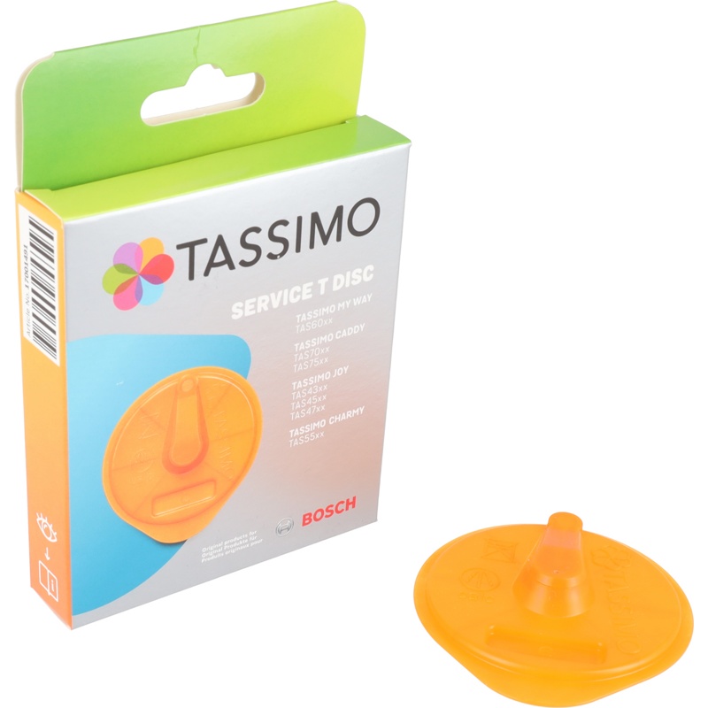 Сервисный Т-диск для приборов TASSIMO Bosch 17001491 / оранжевый- фото