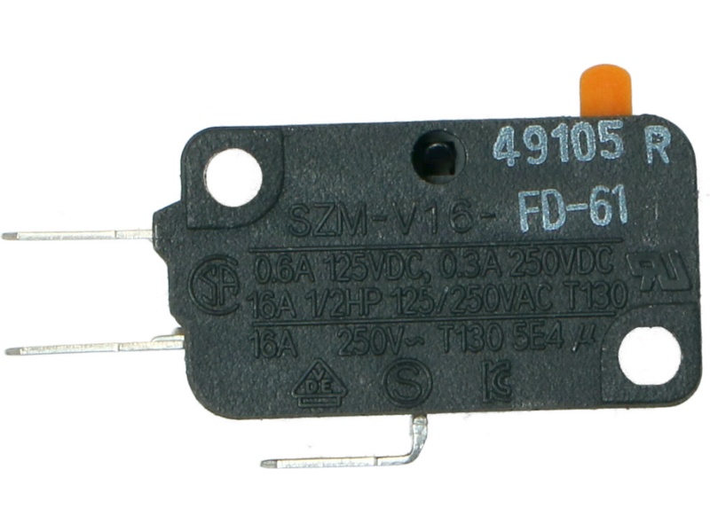 Микропереключатель двухпозиционный для микроволновой печи Samsung MCW440SA (3405-001032)- фото3
