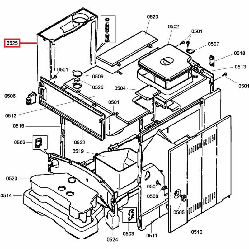 Канистра ( бак ) для воды к кофеваркам и кофемашинам Bosch 00496250- фото5