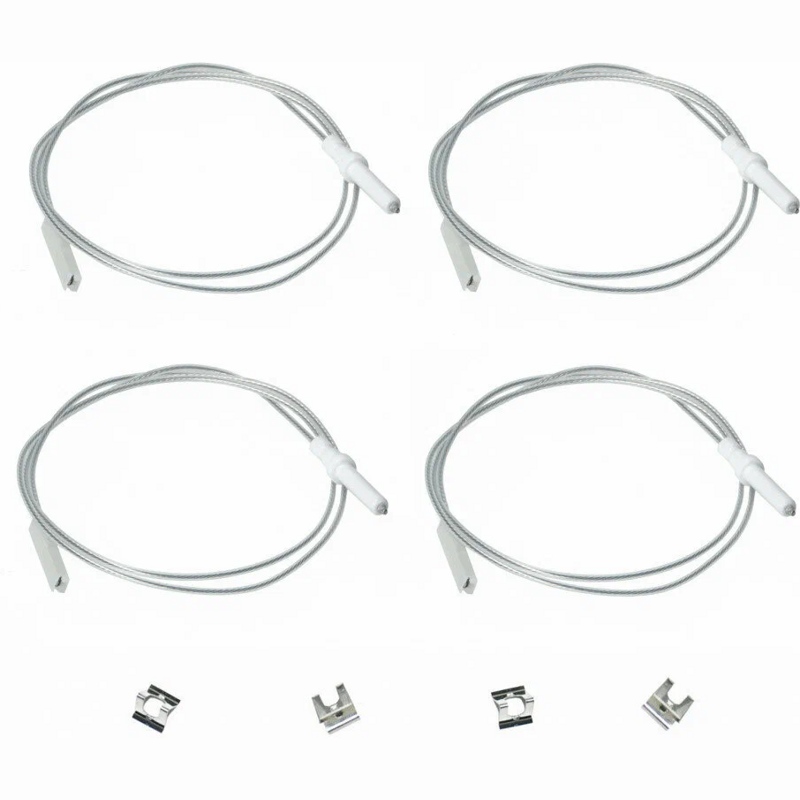 Набор свечей розжига для газовых плит Indesit, Ariston WC160 (4 свечи, 3.4 cm)- фото
