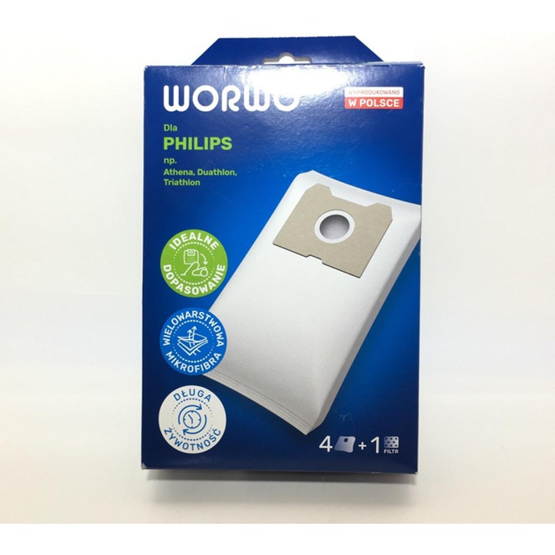 Комплект мешков Worwo для пылесоса Philips BA3385 (Triathlon)- фото3