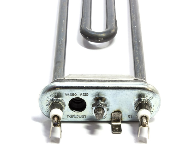 Тэн для стиральной машины Zanussi HTR006ZN / 1950W (прям.с отв.L=245, R12, M165, K4)- фото3