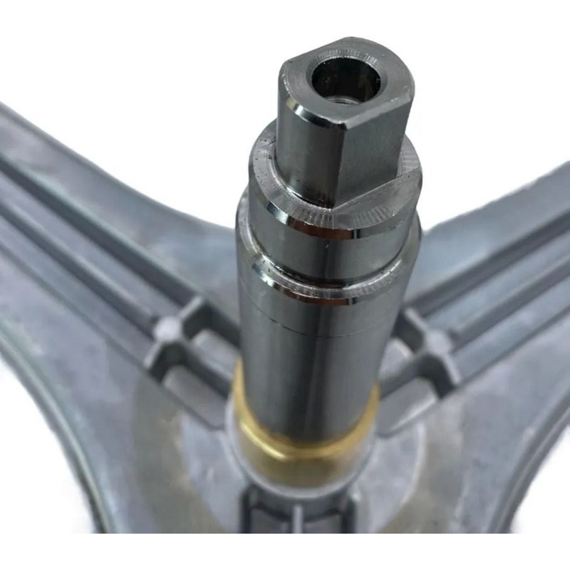 Крестовина бака для стиральной машины Bosch cod777 (для барабана 00684101, высота вала-116 мм, пос. под сальник-35 мм, радиус крестовины-232 мм, крепление шкива: болтом М8, подшипники: 6205+6206) - фото3