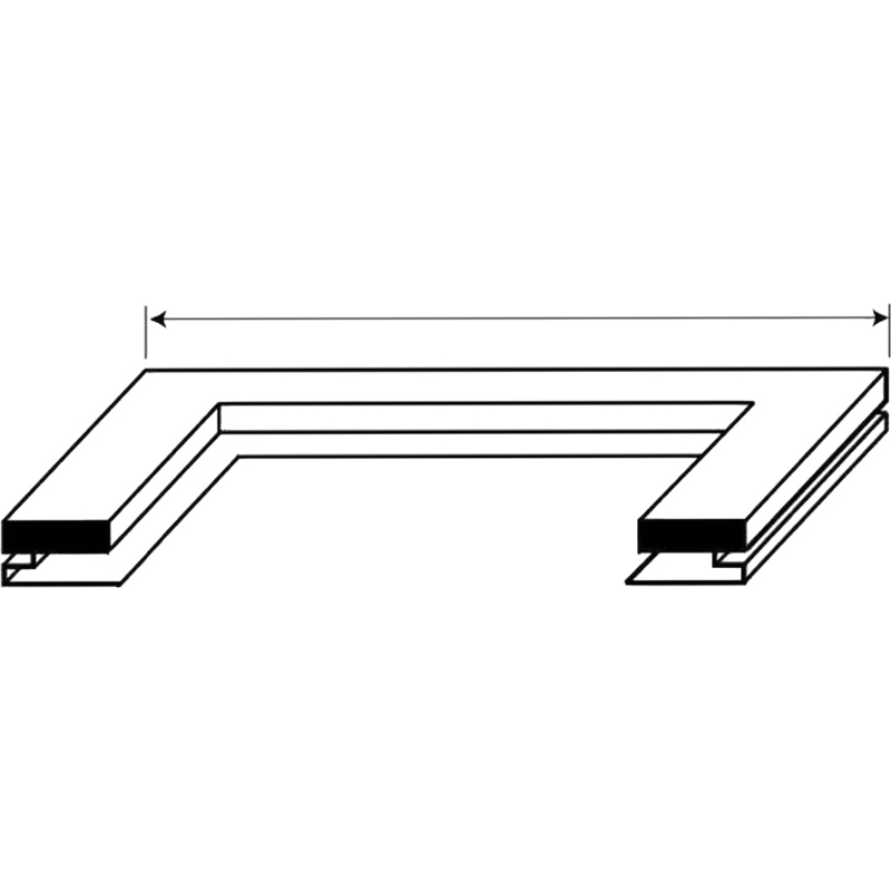 Уплотнительная резина (прокладка двери) морозильной камеры для холодильника Атлант 769748901802 / 560x1135 мм (крепеж под планку на саморезы)- фото5