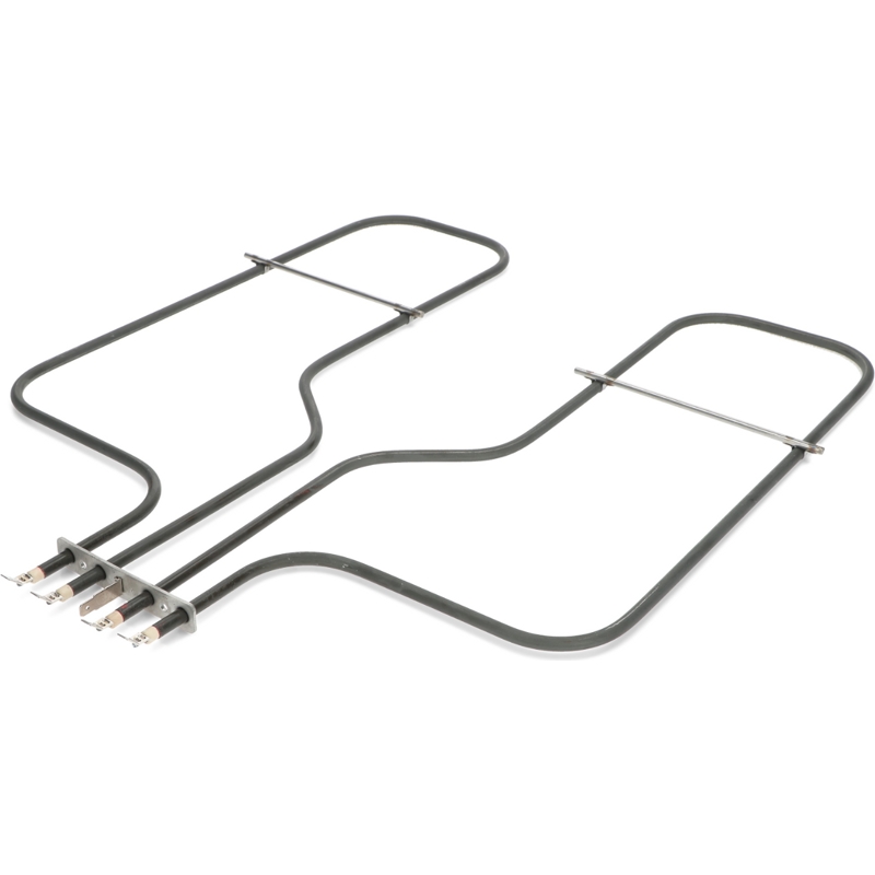 Тэн (нагревательный элемент) для духовки Smeg COK115SM (1000W, 806890856, 500+500W, 230V. L410x375mm. Bracket: 85x15mm. Crosspiece: 2x143mm)- фото